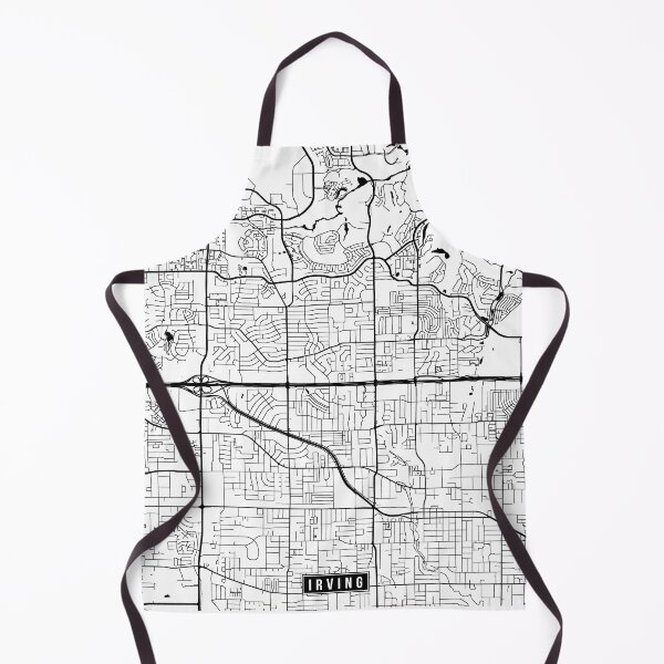 Item preview, Irving, Texas Street Map designed and sold by InkistPrints.