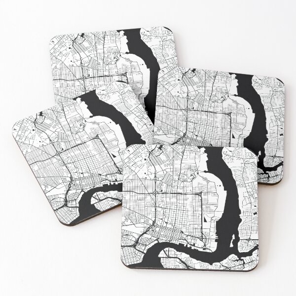 Item preview, Jacksonville, Florida Street Map designed and sold by InkistPrints.