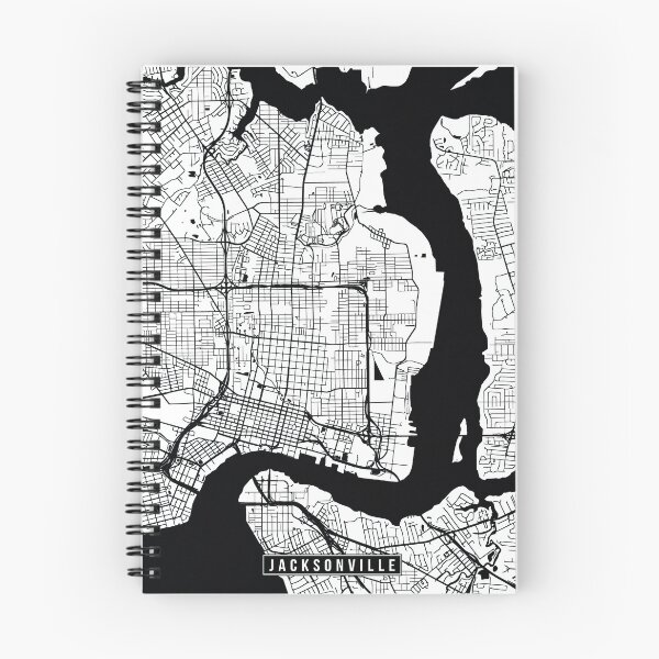 Item preview, Jacksonville, Florida Street Map designed and sold by InkistPrints.