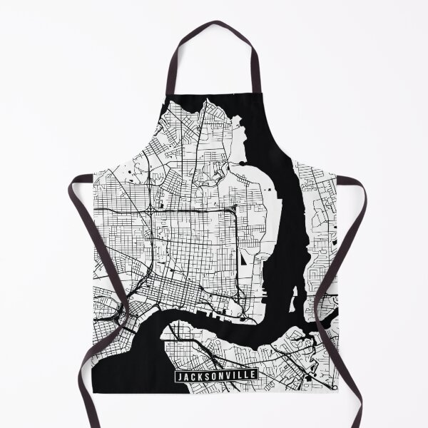 Item preview, Jacksonville, Florida Street Map designed and sold by InkistPrints.