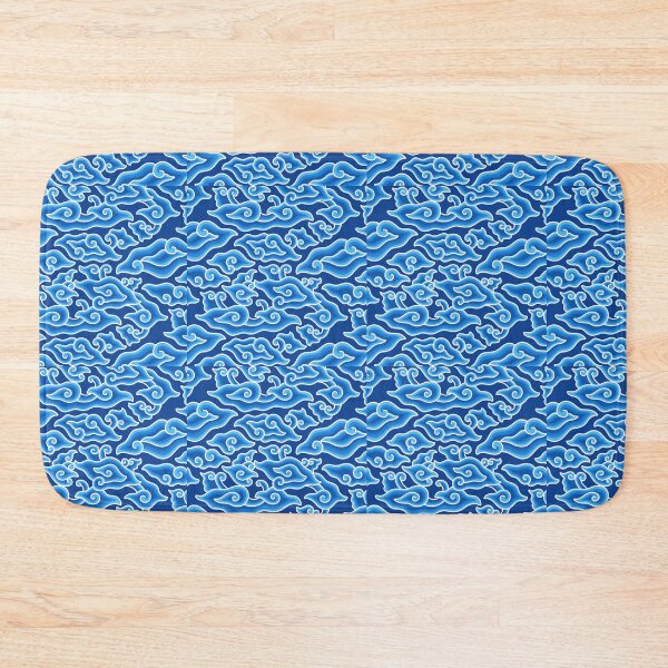Item preview, Retro Batik Indonesia India Waves Clouds abstract Pattern  designed and sold by StudioAkubi.