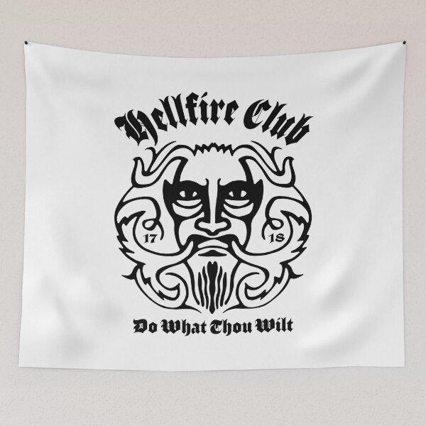 Aperçu de l'œuvre CLUB HELLFIRE. 1718. FAIS CE QUE TU VEUX. créée et vendue par 5hertz.