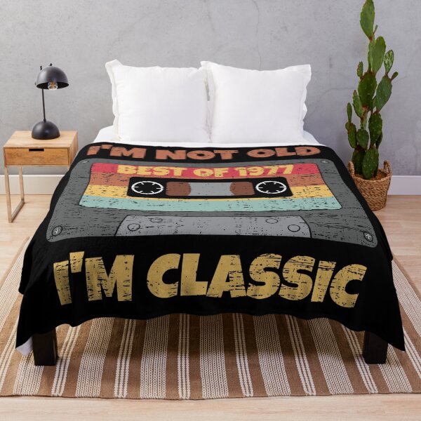 Item preview, I'M NOT OLD I'M CLASSIC BEST OF 1977 RETRO VINTAGE FUNNY DISTRESSED CASSETTE BIRTHDAY GIFT designed and sold by Kipcio.
