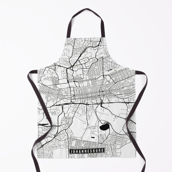 Aperçu de l'œuvre Johannesburg, South Africa Street Map créée et vendue par InkistPrints.