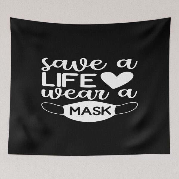 Item preview, Save a life wear a mask designed and sold by phassystore.