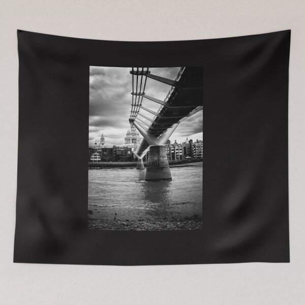 Item preview, London Millennium Bridge over River thames. designed and sold by PhotogalleryCJ.