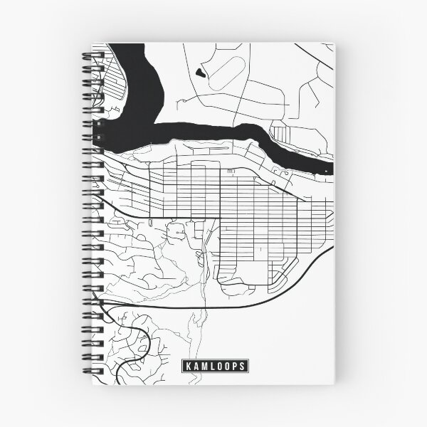 Item preview, Kamloops, Canada Street Map designed and sold by InkistPrints.