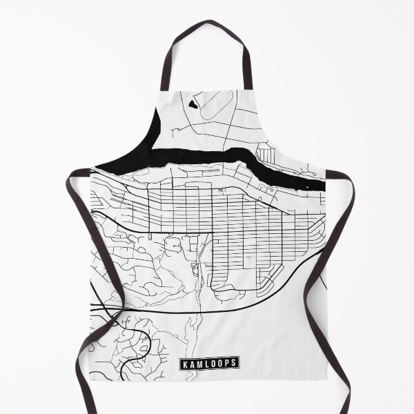 Item preview, Kamloops, Canada Street Map designed and sold by InkistPrints.