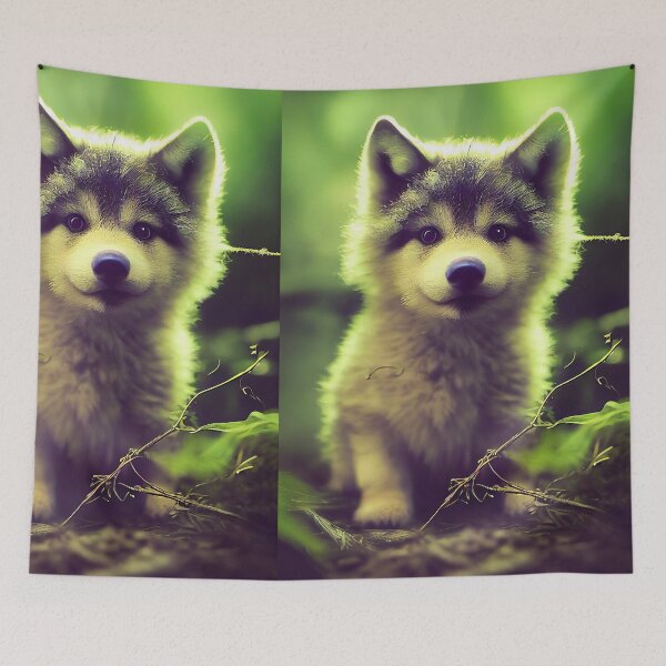 Item preview, Baby Wolf designed and sold by BabyAnimalz.