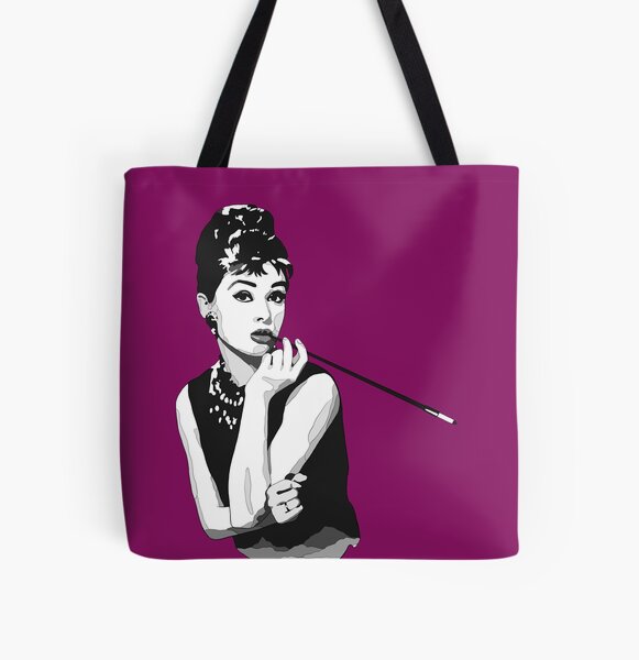 Audrey Hepburn Breakfast at Tiffany's Picture Collage Cross Body Bag Purse
