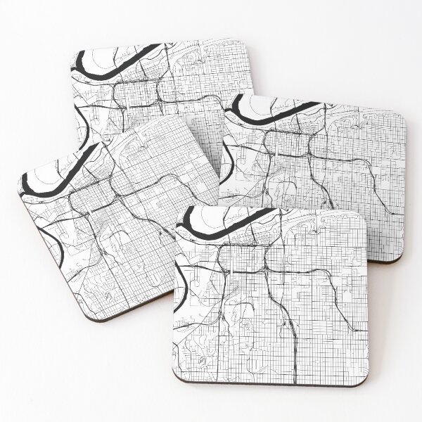 Item preview, Kansas City, Missouri Street Map designed and sold by InkistPrints.