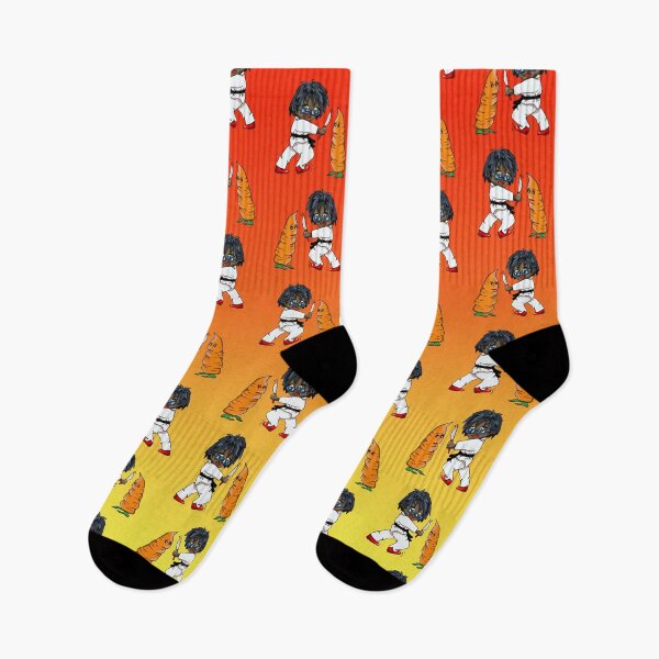 Item preview, karate carrot vegan humor designed and sold by BeingNow.