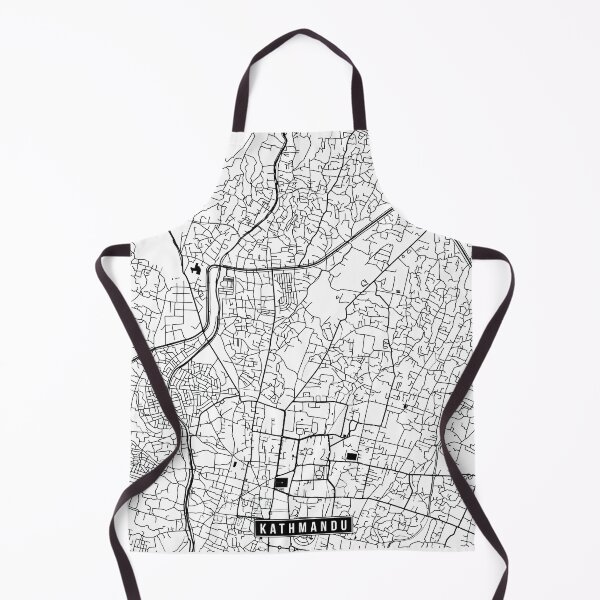 Item preview, Kathmandu, Nepal Street Map designed and sold by InkistPrints.