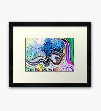 Al Mujeeb Allah name Painting Framed Print