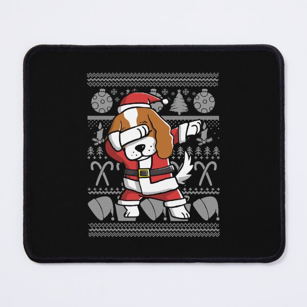 Item preview, Dabbing Cavalier King Charles Spaniel Ugly Christmas Sweater Graphic designed and sold by Kira Doyle.