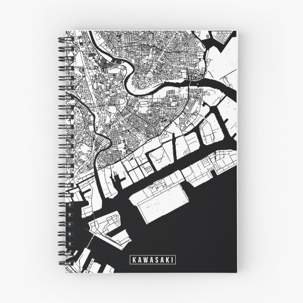 Item preview, Kawasaki, Japan Street Map designed and sold by InkistPrints.