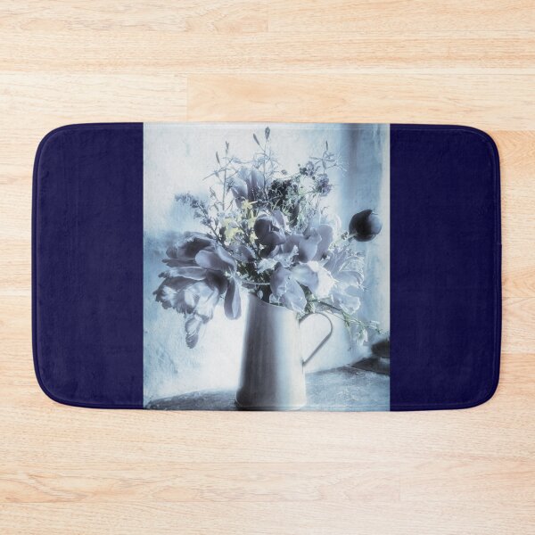 Item preview, Flowers in a Window - blue toned designed and sold by Dorset Girl.