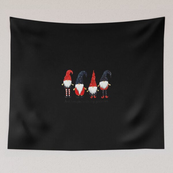Item preview, Just Hangin With My Gnomies Funny Christmas designed and sold by Kira Doyle.