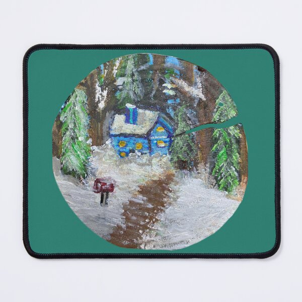 Item preview, Snowy House designed and sold by HappyRandomArt.