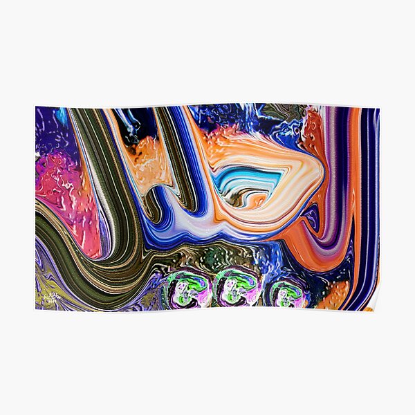 Al Jaleel Allah Name Painting Poster
