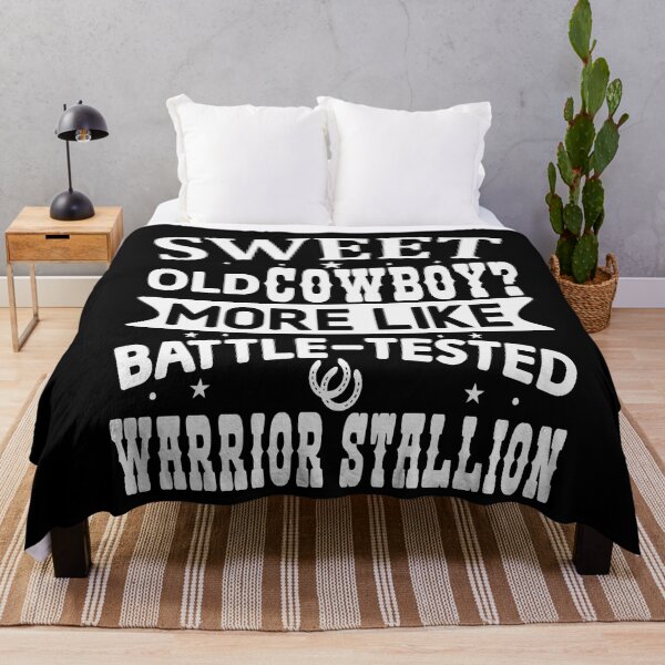 Item preview, Sweet Old Cowboy - More Like Battle Tested Warrior Stallion - Western Humor designed and sold by handsoftime2020.