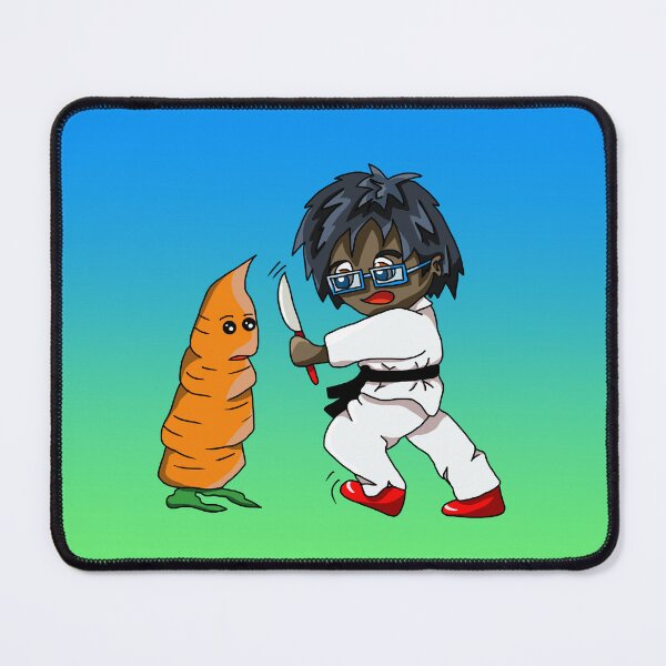 Item preview, vegan chef karate carrot designed and sold by BeingNow.