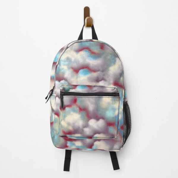Item preview, Cloud Tie dye inspired background abstract 001 blue and red designed and sold by RileyKyler.