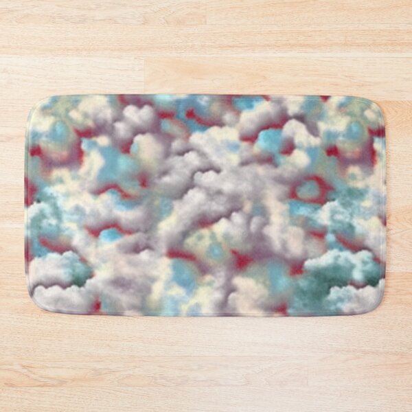 Item preview, Cloud Tie dye inspired background abstract 001 blue and red designed and sold by RileyKyler.
