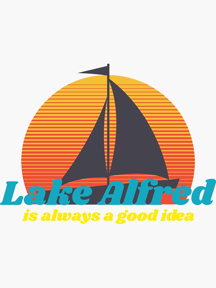 "Lake Alfred" Sticker for Sale by nona003 Redbubble