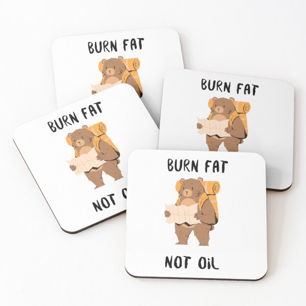 Item preview, Burn Fat Not Oil Trendy Design designed and sold by Myōhō Print Co..
