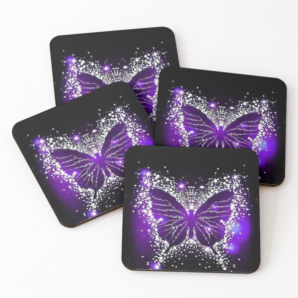 Item preview, purple sequin butterfly designed and sold by uniquelooke.