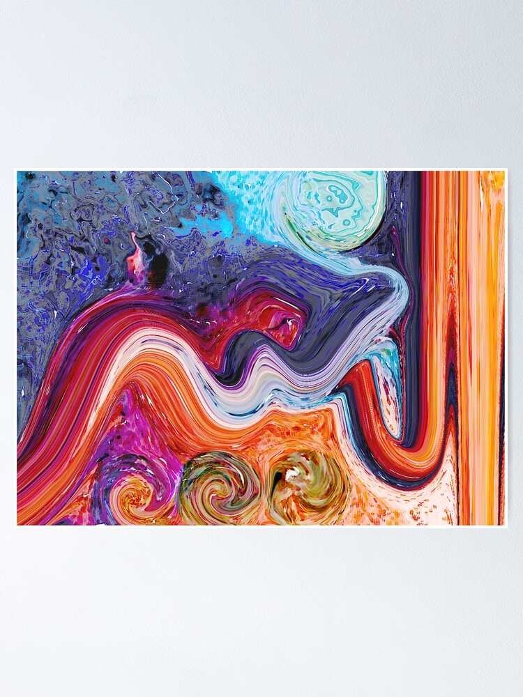 Alternate view of Al Khabeer Allah name Calligraphy Poster