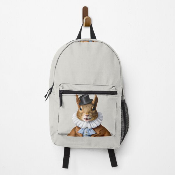 Item preview, Sir squirrel, squirrel woodland animal, squirrel lover gift, squirrel gentleman portrait, funny pet portrait, animal portrait designed and sold by Artsareus.