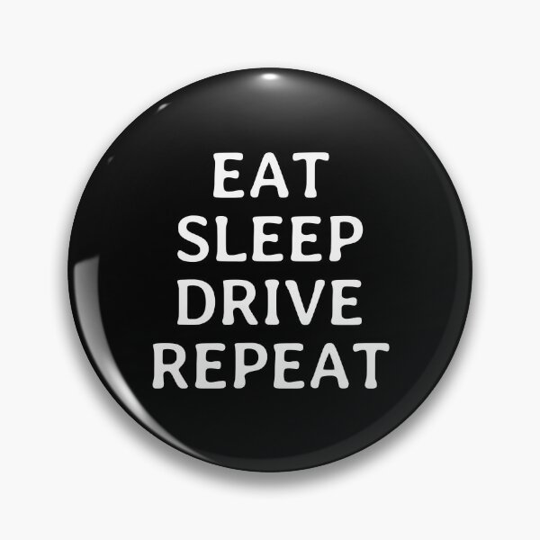 Artikelvorschau, Eat Sleep Drive Repeat - Lustiges minimalistisches Sprichwort entworfen und verkauft von FunnyHomeQuotes.