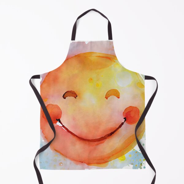 Item preview, Watercolor Smilie Happy and Content Positivity Design designed and sold by CGSGraphics.