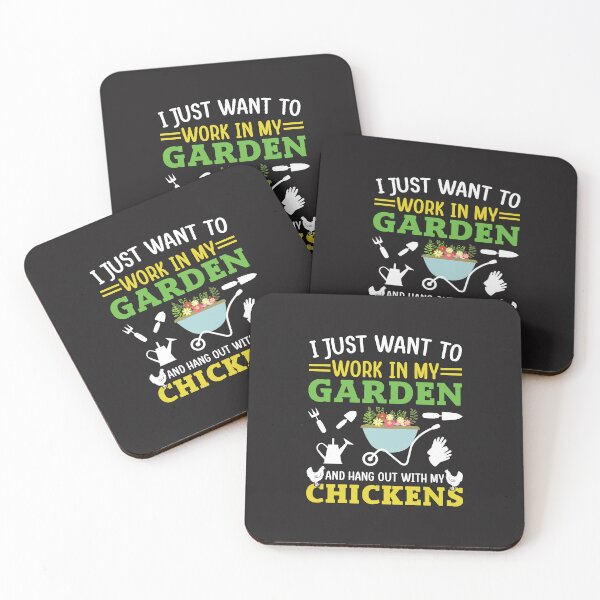 Item preview,  I just want to work in my garden and hang out with my chickens designed and sold by GardeningBen.