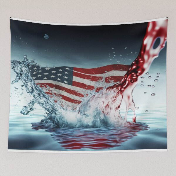 Item preview, National Nations Flags - American Flag - Stars And Stripes designed and sold by Unwind-Art-Work.