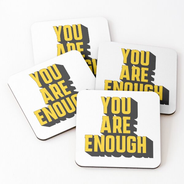 Item preview, You Are Enough Mirror  designed and sold by ArtBySymone.