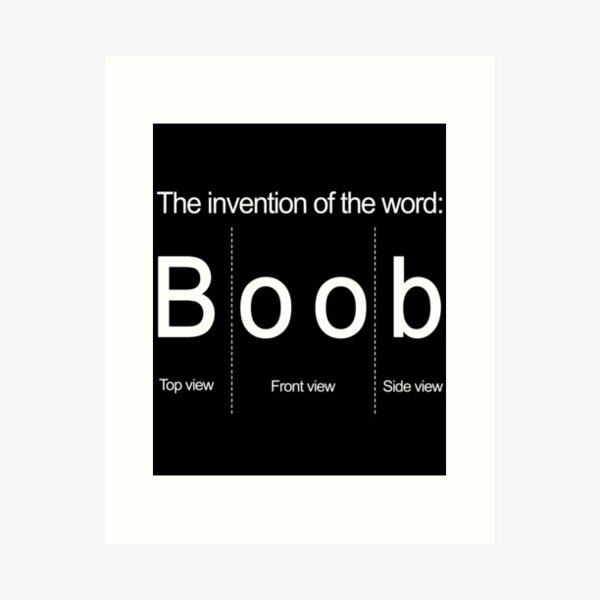 Boob Art Prints for Sale