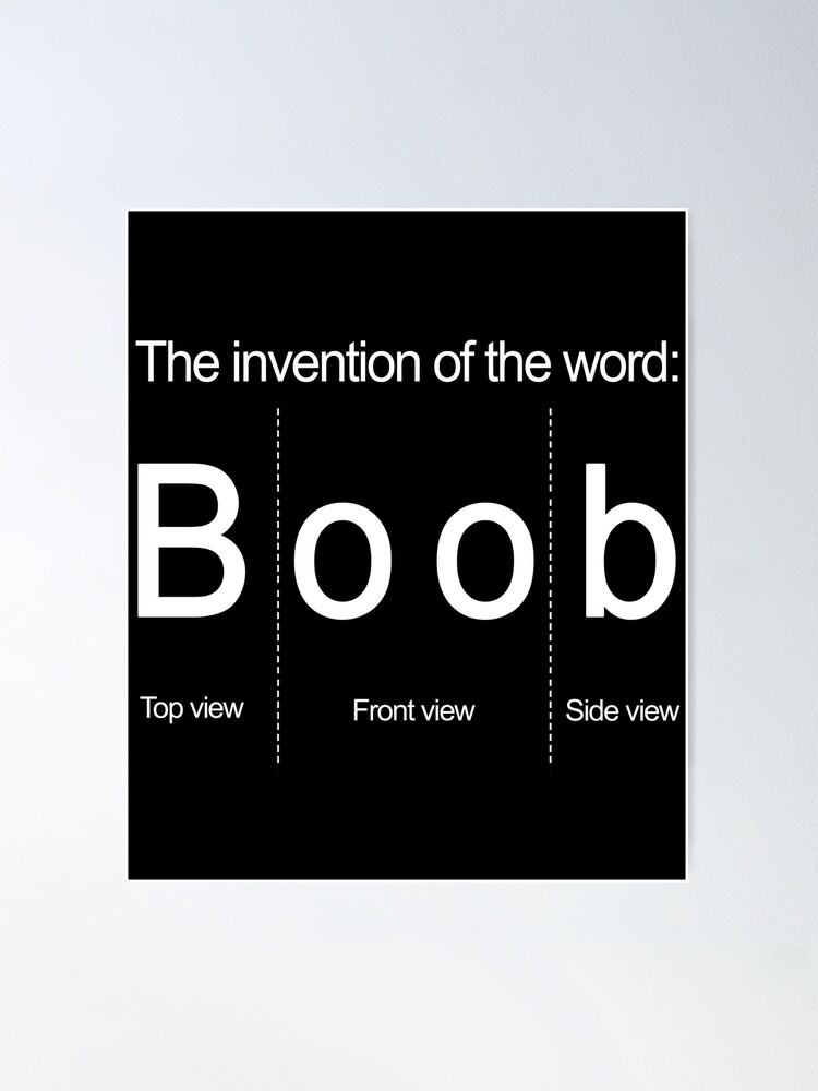 The Invention of the Word Boobs | Poster