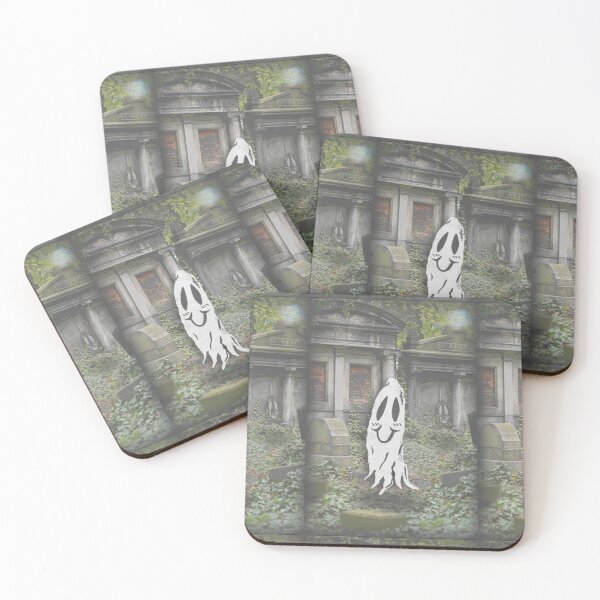 Item preview, Smiling Happy Ghost In A Cemetery designed and sold by Soaked-N-Bleach.