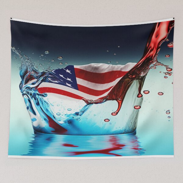 Item preview, National Nations Flags - American Flag - Stars And Stripes designed and sold by Unwind-Art-Work.