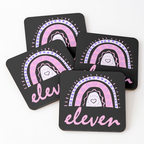 Item preview, Eleven Year Old Eleventh Birthday Cute Fun Doodle Boho Rainbow designed and sold by LadySaltwater.