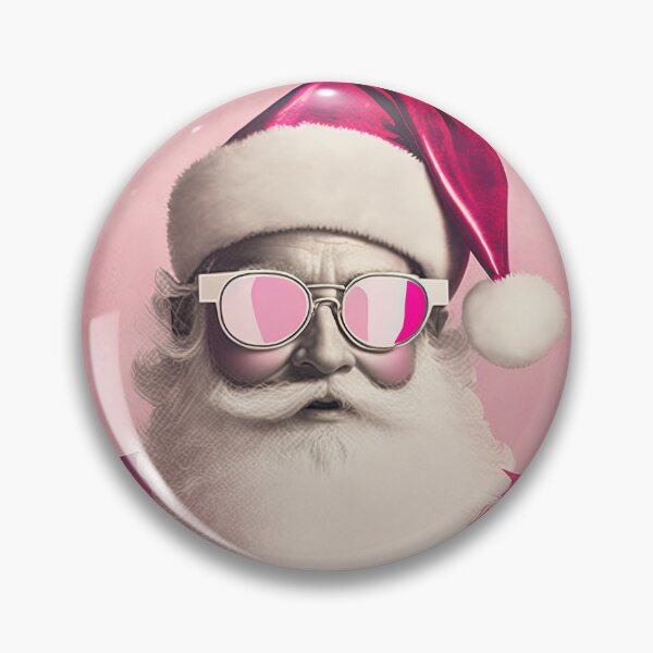 Item preview, Retro Pink Santa Claus In Sunglasses #3 designed and sold by KLOIK.