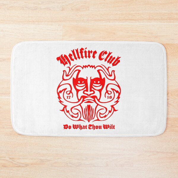 Aperçu de l'œuvre CLUB DE L'ENFER. 1718. FAIS CE QUE TU VEUX. ROUGE créée et vendue par 5hertz.