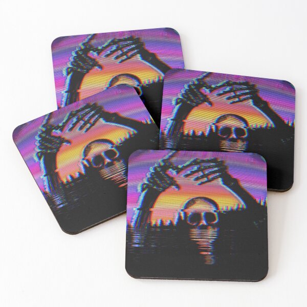 Item preview, Glitch Skeleton Art | Retro Art | 80s 90s Evil Dead Inspired designed and sold by hatodesigns.