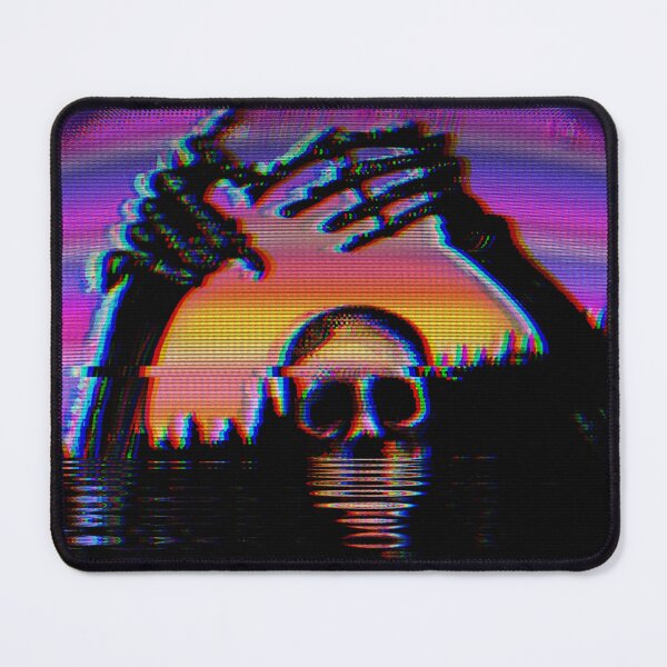 Item preview, Glitch Skeleton Art | Retro Art | 80s 90s Evil Dead Inspired designed and sold by hatodesigns.