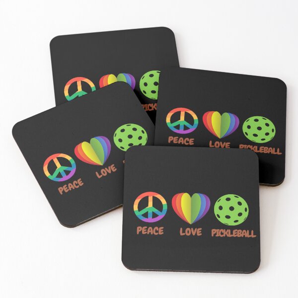 Item preview, Paz, amor, pickleball designed and sold by Wanc Designs.