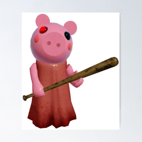 Roblox-SÓ PODE USAR ITENS ROSA(Piggy Alpha) 