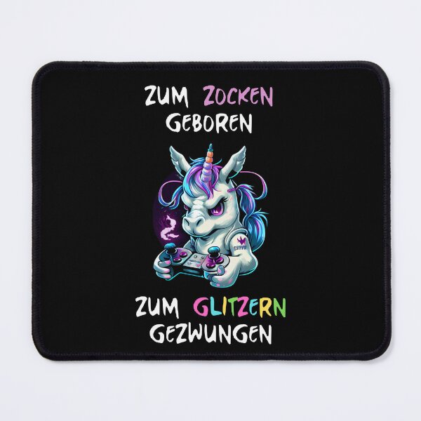 Item preview, Unicorn - Born To Gamble, Forced To Glitter designed and sold by PD-Store.